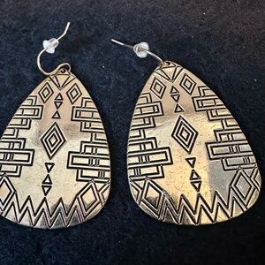 Ethnic Bronze Earrings